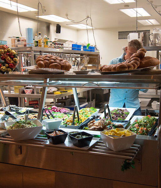 Food prepared ready for serving