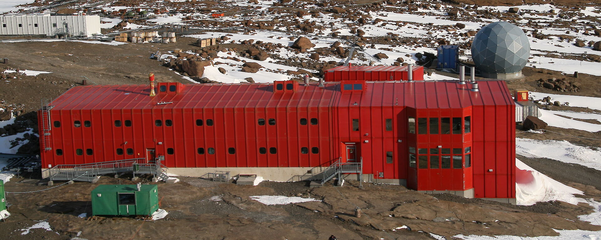 Living quarters at Mawson station