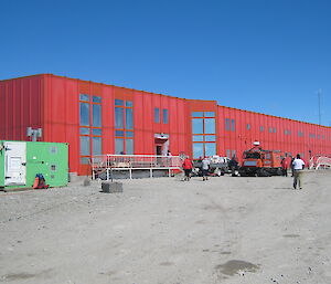 Living quarters at Casey station (Photo: Jessica Fitzpatrick)