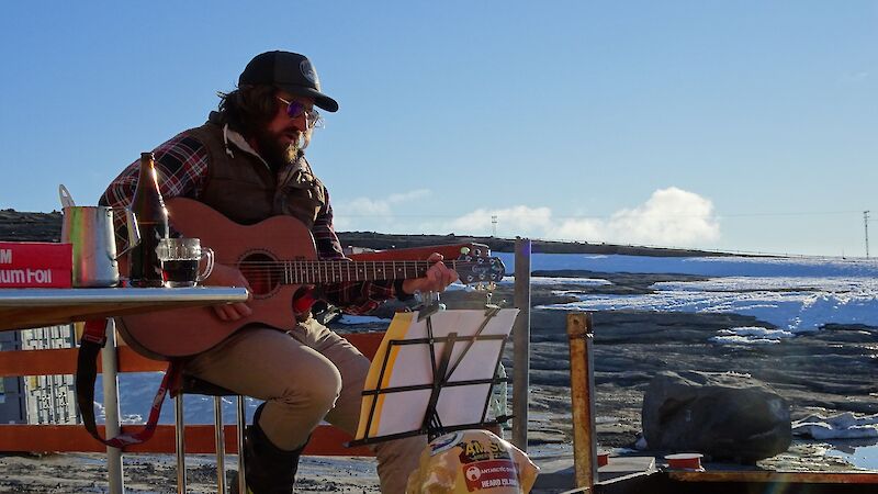 Man playing guitar