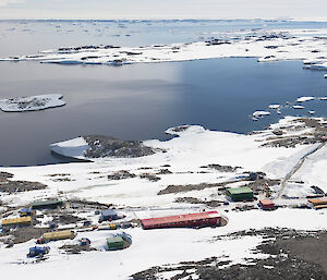 aerial of Casey research station in 2019