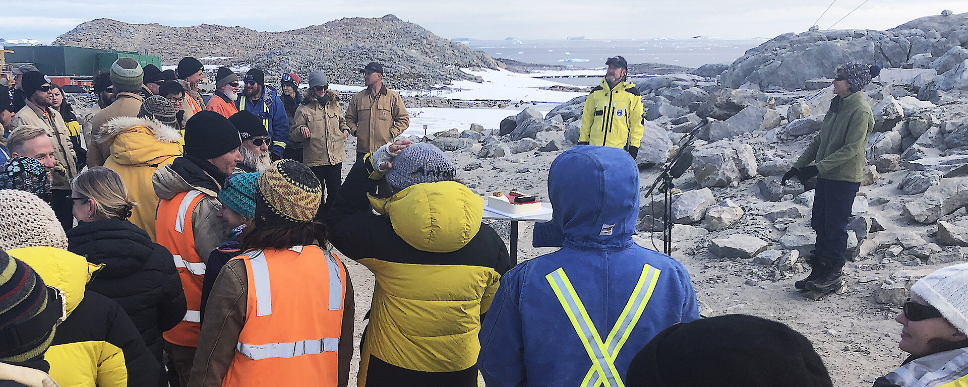 AAD Director addresses Casey expeditioners on the 50th anniversary