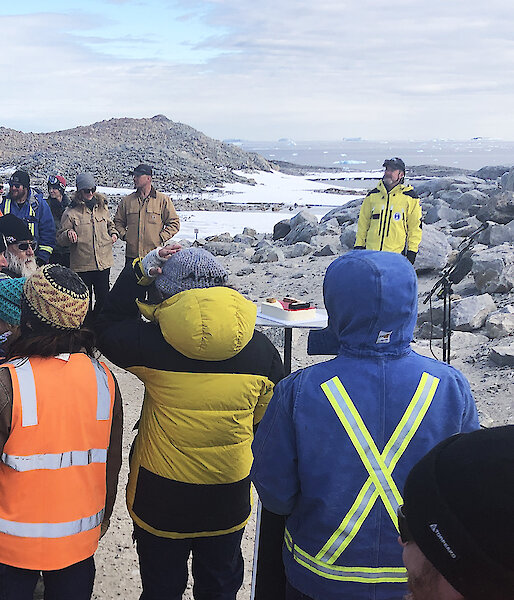 AAD Director addresses Casey expeditioners on the 50th anniversary