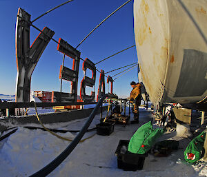 Monitoring fuel pump at Casey station