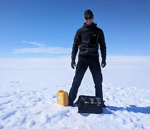 Glaciologist, Dr Ben Galton-Fenzi, on the Totten Glacier