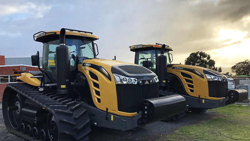 Two of the tractors ready to undergo a transformation