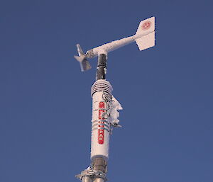 weather station with frost knocked off