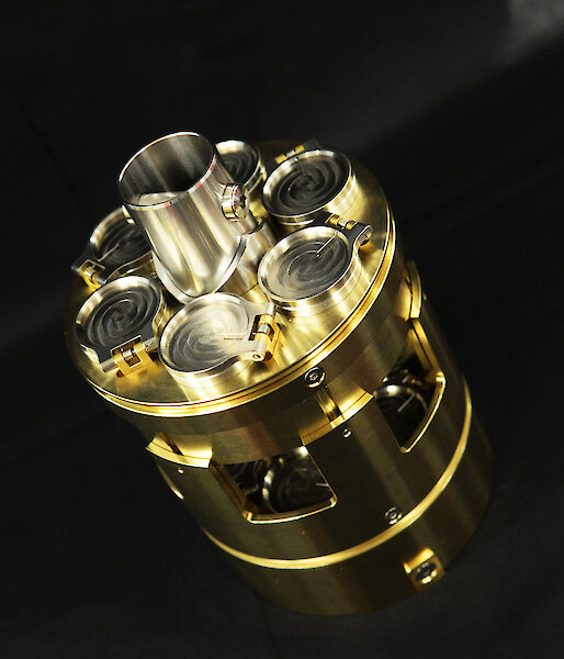 Pump assembly manufactured by the Australian Antarctic Division for the million year ice core drill