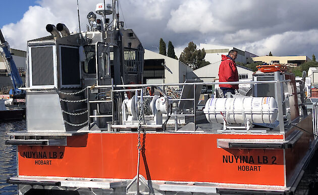 The barges will work alongside Australia’s new icebreaker Nuyina at our Antarctic stations