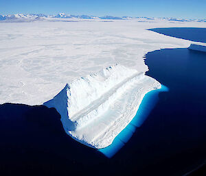 Iceberg floating in Antarctica’s McMurdo Sound