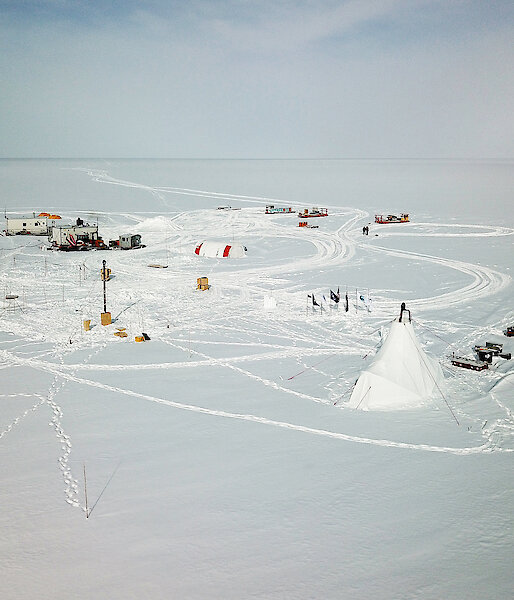 Law Dome ice camp