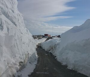 Drive down wharf road from Station