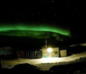 Aurora over the Station