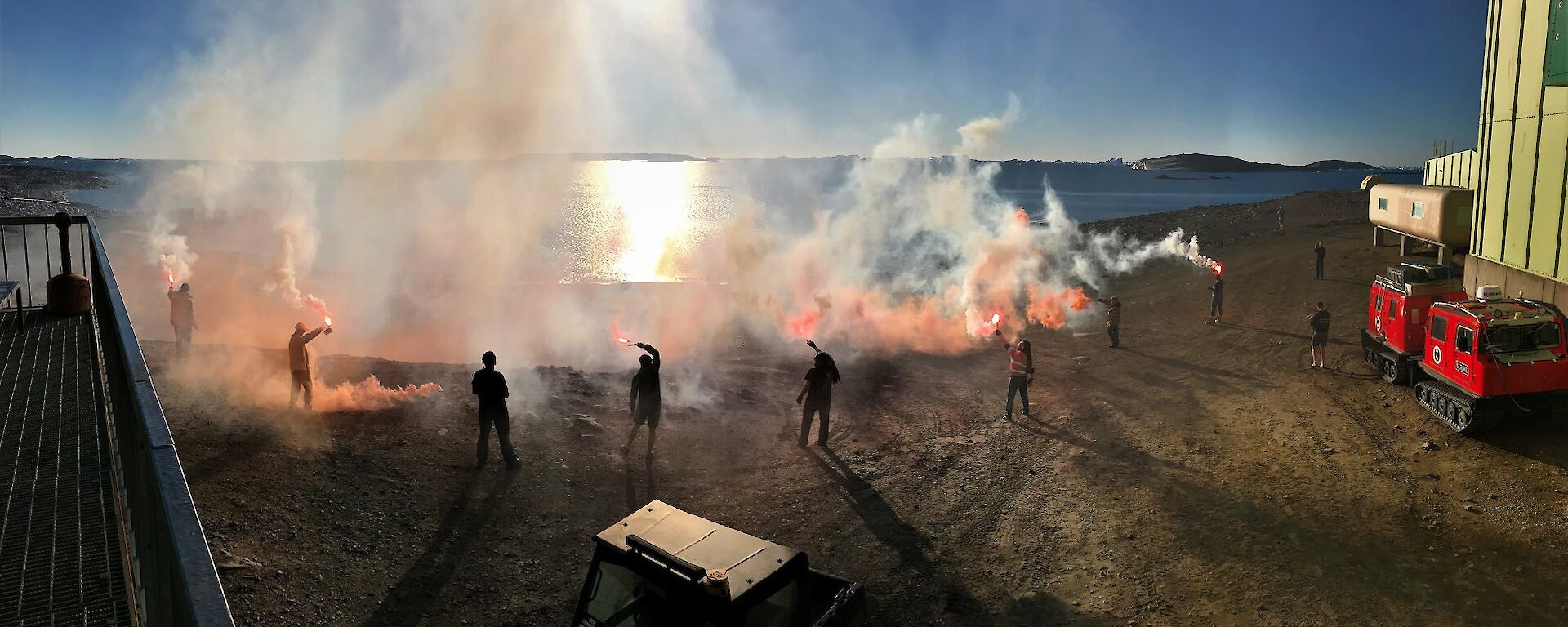 Flare sendoff