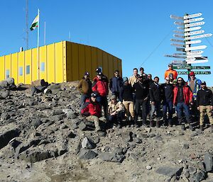 Bharati expeditioners at Davis