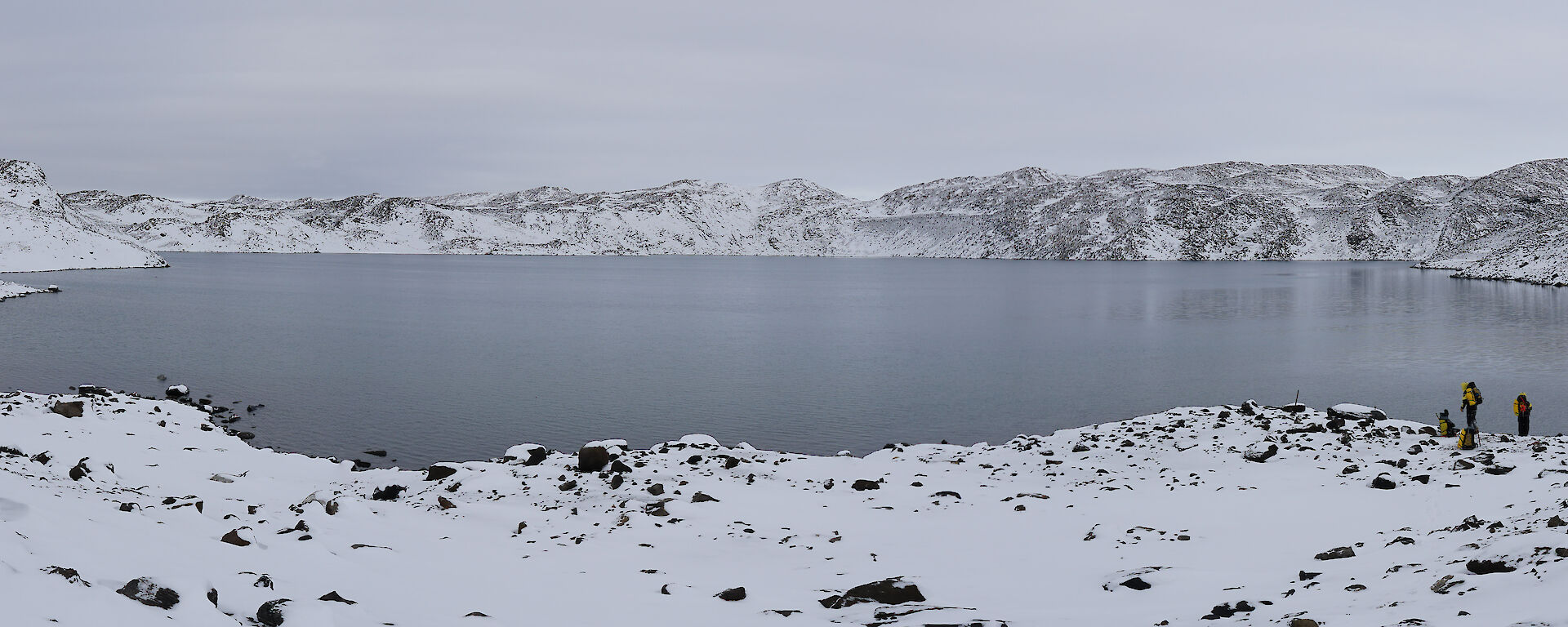 Davis expeditioners at Deep Lake