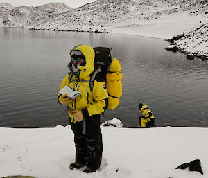 Davis expeditioners at Deep Lake