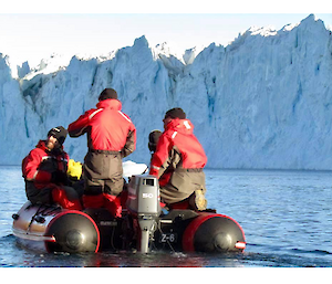 Antarctic chef at the Sørsdal Glacier