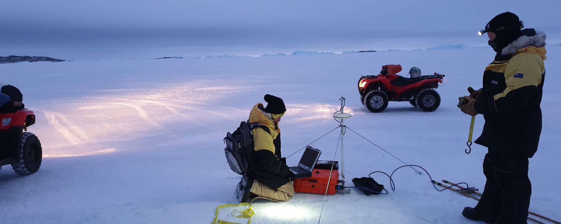 Sea ice stress sensors in action