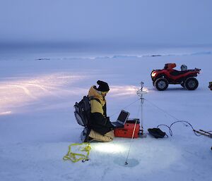 Sea ice stress sensors in action