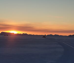 Antarctic ice road truckers