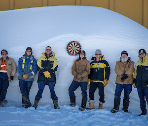 Davis Station darts team