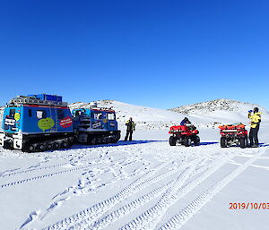 Seal Survey team in Antarctica