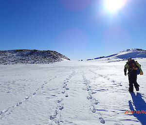 Expeditioners in Antarctica