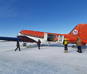 Meeting the Canadians at Davis skiway