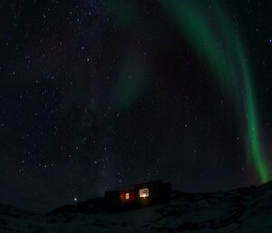 Davis Station auroras