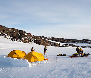 Davis Station polar camping