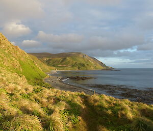 Sunrise along the East Coast on Macquarie Island