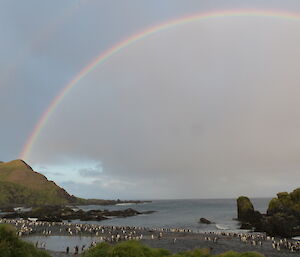 A rainbow at Green Gorge