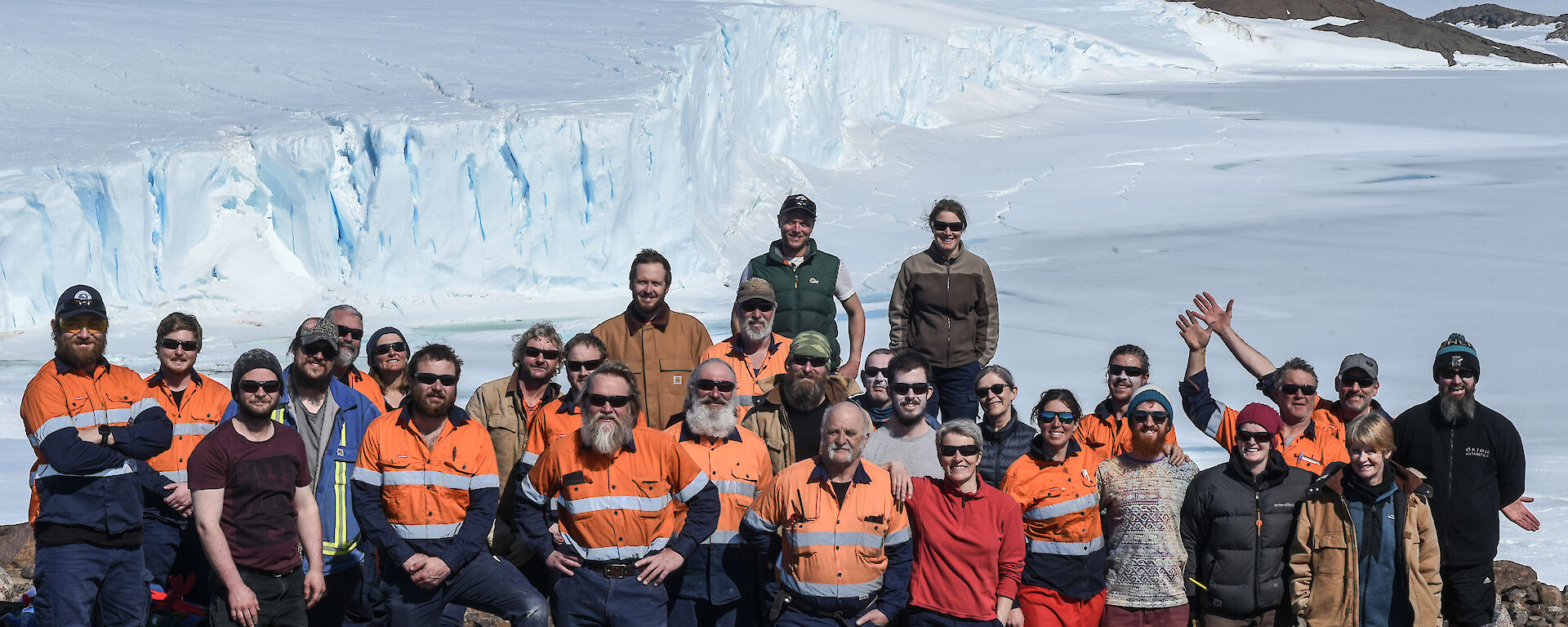 A group shot of the Mawson summer population