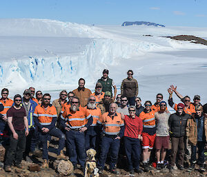 A group shot of the Mawson summer population