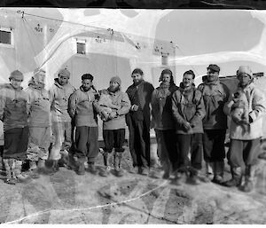 The First Mawson Wintering Team 1954