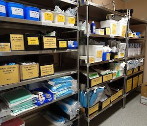 Mawson Station medical scrub room.