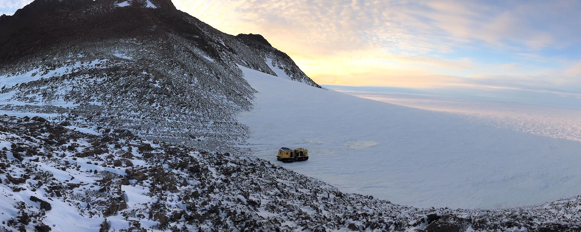 The picturesque Mount Henderson — Mawson Station.