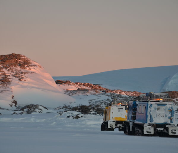 Mawson 72nd ANARE deep field traverse to Taylor Glacier — June 2019.