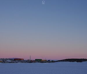 An unusually calm winter day at Mawson Station — July 2019.