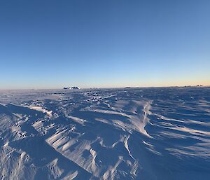 Traversing to Macey Panoramic — Mawson Station.