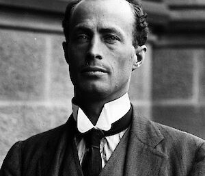 Douglas Mawson prior to the 1911 Australasian Antarctic Expedition.