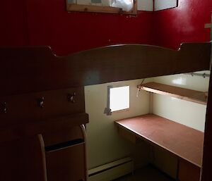 An example of the more rudimentary accommodation of historic Antarctic expeditions — Mawson.
