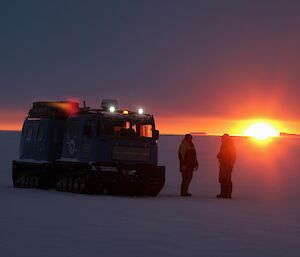 On the way to Taylor Rookery — Mawson Station.