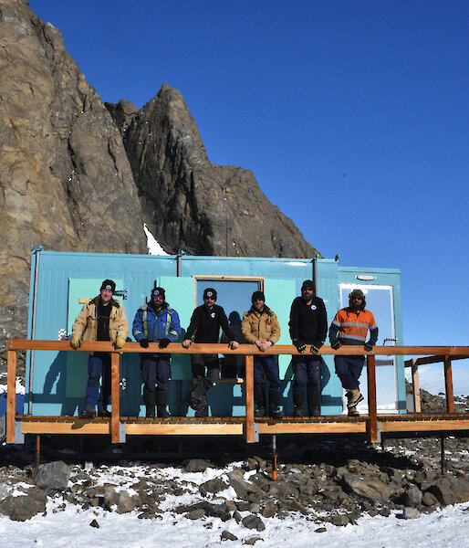 The 2019 Rumdoodle Recovery Team (L-R): Dave Davies, Tom Dacy, Glenn Blackwell, Warren Arnold, Chris George and James Terrett.