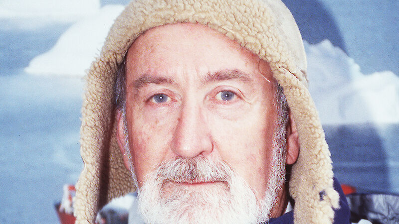 Portrait of man at the Antarctic Division’s headquarters in 1988.
