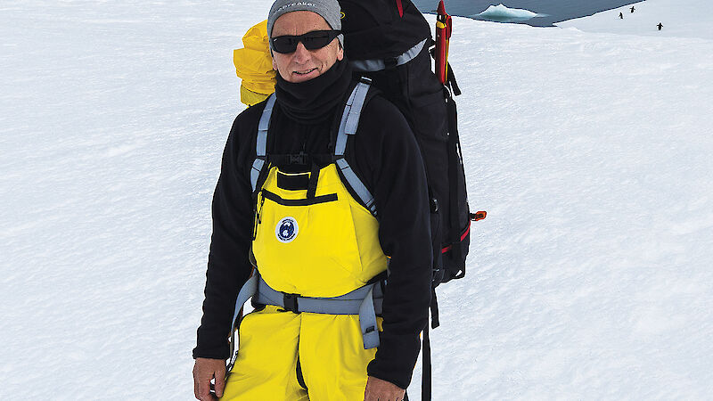 Australian Antarctic Division Director Dr Nick Gales at Casey research station.