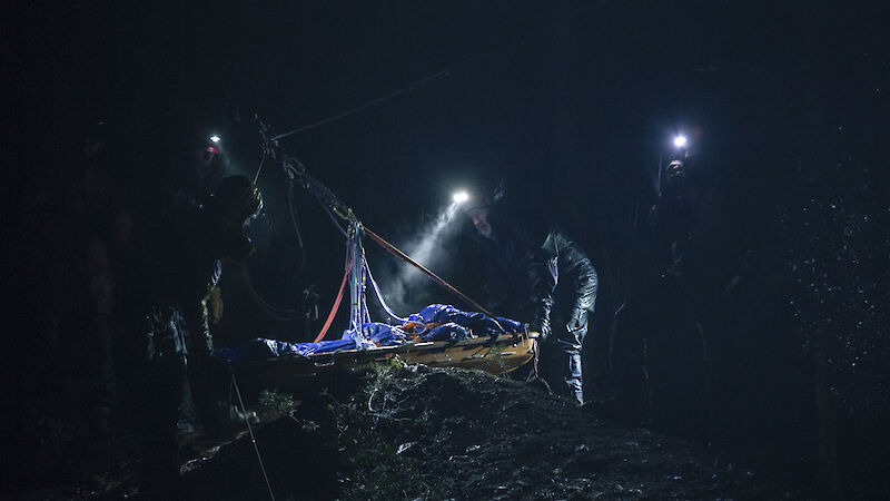 Stretcher rescue