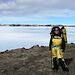 Dr Katherina Petrou standing near Davis station.