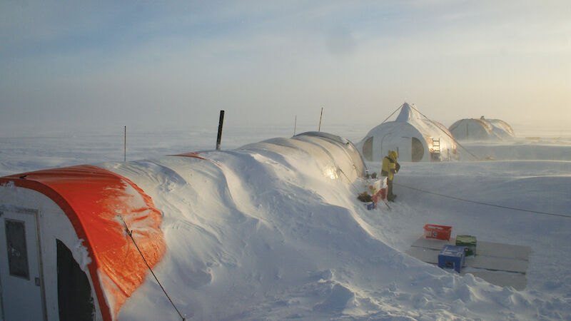 The ice coring camp site at Law Dome, 2008.